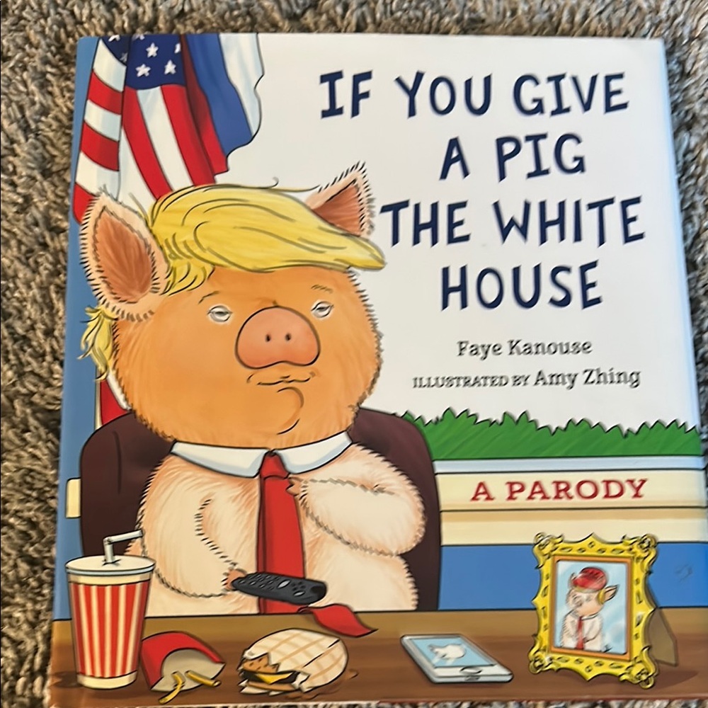 Humorous Political Parody Book with Colorful Cover